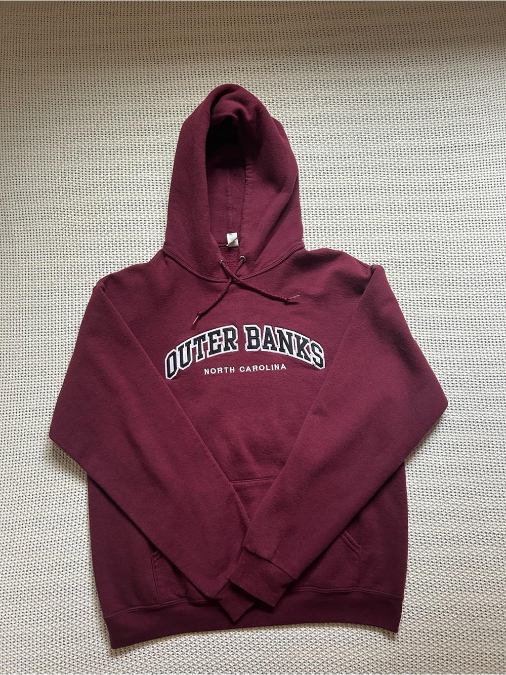 Outer Banks North Carolina Maroon Hoodie